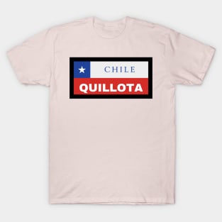 Quillota City in Chilean Flag T-Shirt